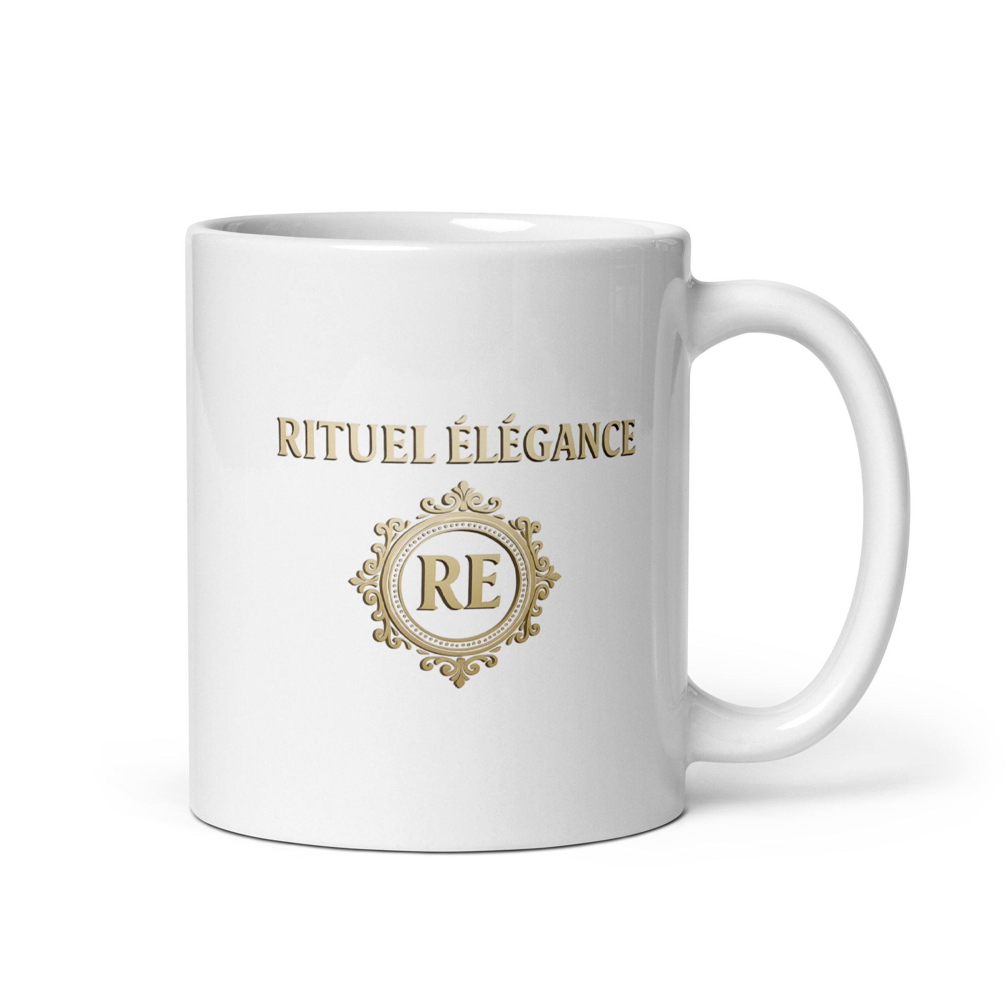 White Glossy Mug