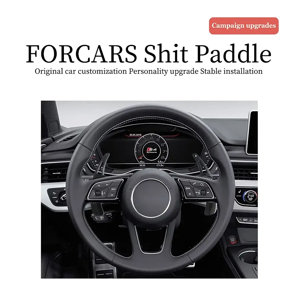 Miniature : For Audi A3 A4L A5 A8 S3 S5 SQ5 Q7 R8 TT TTS Auto Steering Wheel Rear Shift Padd