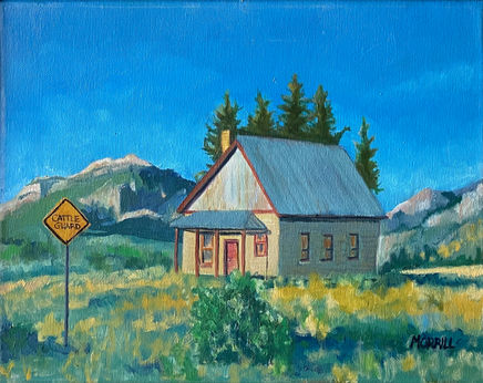 Pagosa Springs Schoolhouse 1.jpg, Oil on Canvas, 14" x 11"