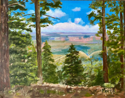 Cimarron Beyond.jpg, Oil on Board, 17" x 11"