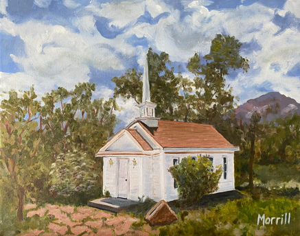 Honoring Matt.jpg, Oil on Board, 17" x 11"