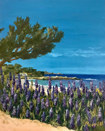 Scenic Scenic Rd.jpg, Oil on Board, 8" x 8"