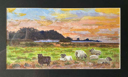 Mission Ranch.jpg, Watercolor on Paper, 12" x 6"