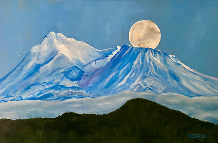 Majestic Mt. Shasta.jpg, Oil on Canvas, 36" x 24"