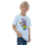 Thumbnail: MR. PLUMPERFUNK Harland hand drawn Youth jersey t-shirt PRINT