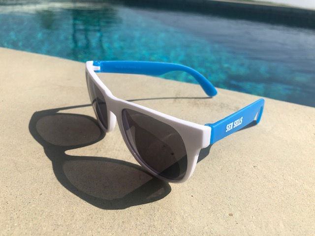 Thumbnail: SEX SELLS Sun Glasses - Blue & White