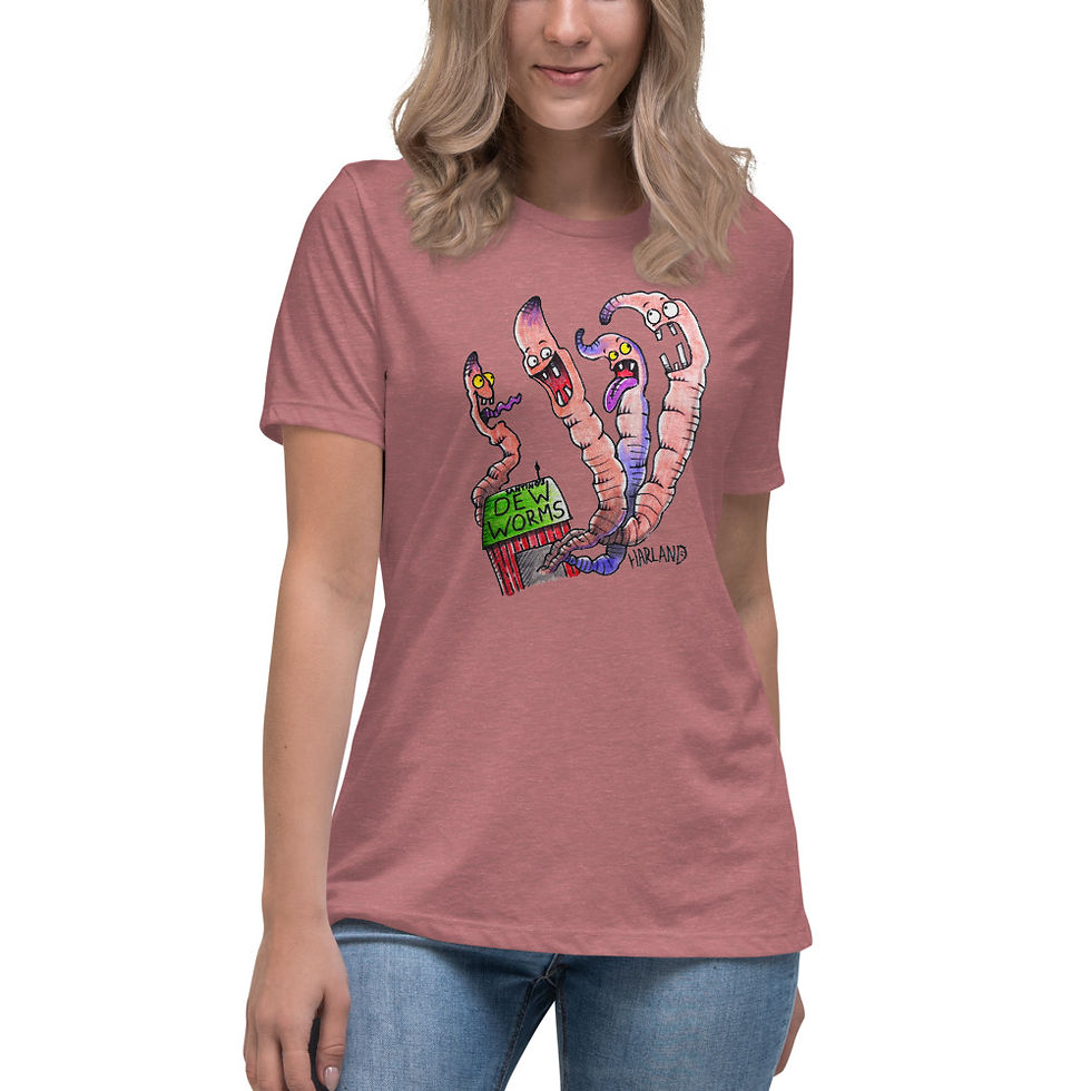 Thumbnail: DEW WORM FARM Women's Relaxed T-Shirt