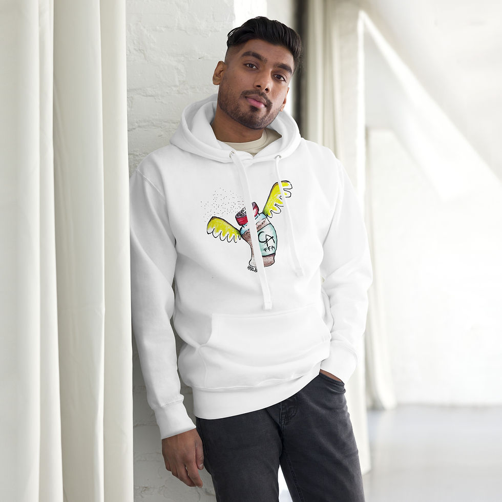 Thumbnail: CINNAMON ANGELS FLY FLY AWAY Unisex Hoodie
