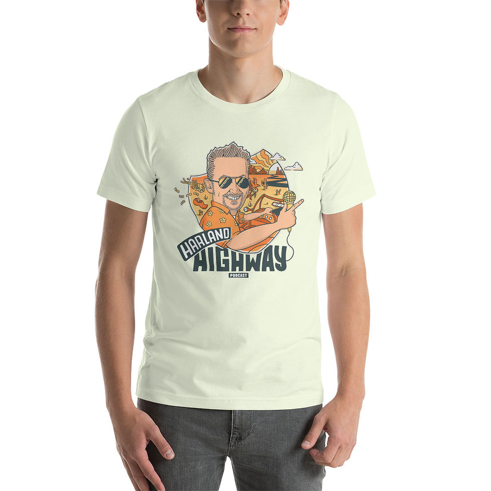 Thumbnail: HARLAND HIGHWAY PODCAST Unisex t-shirt