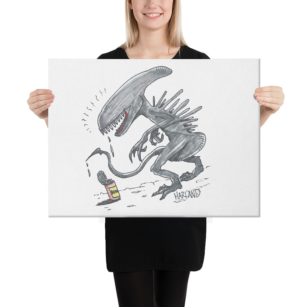 Thumbnail: ALIEN BEANS Canvas