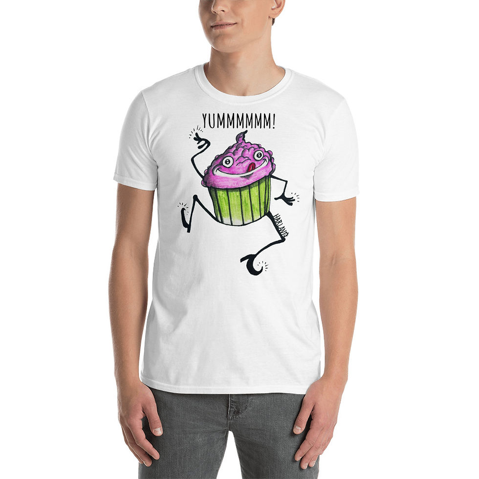 Thumbnail: Yummmm cupcake Short-Sleeve Unisex T-Shirt