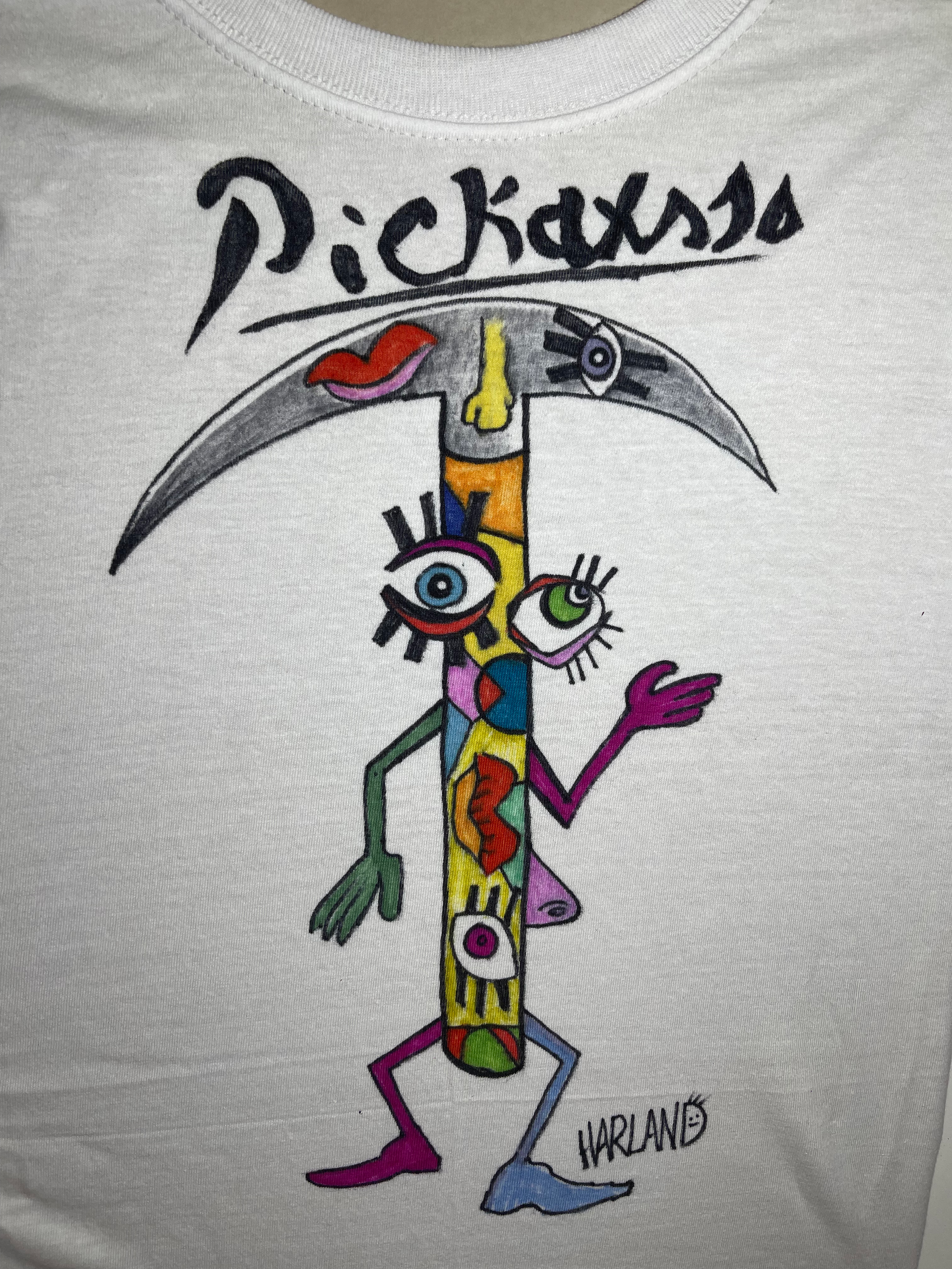 PABLO PICKAXSSO - Hand drawn Harland original T-shirt
