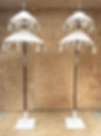 Double tall bali umbrellas