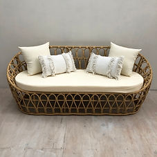 Cane 3 Seater Couch