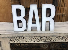 BAR sign