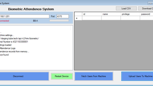 Biometric Machine Setup Guide