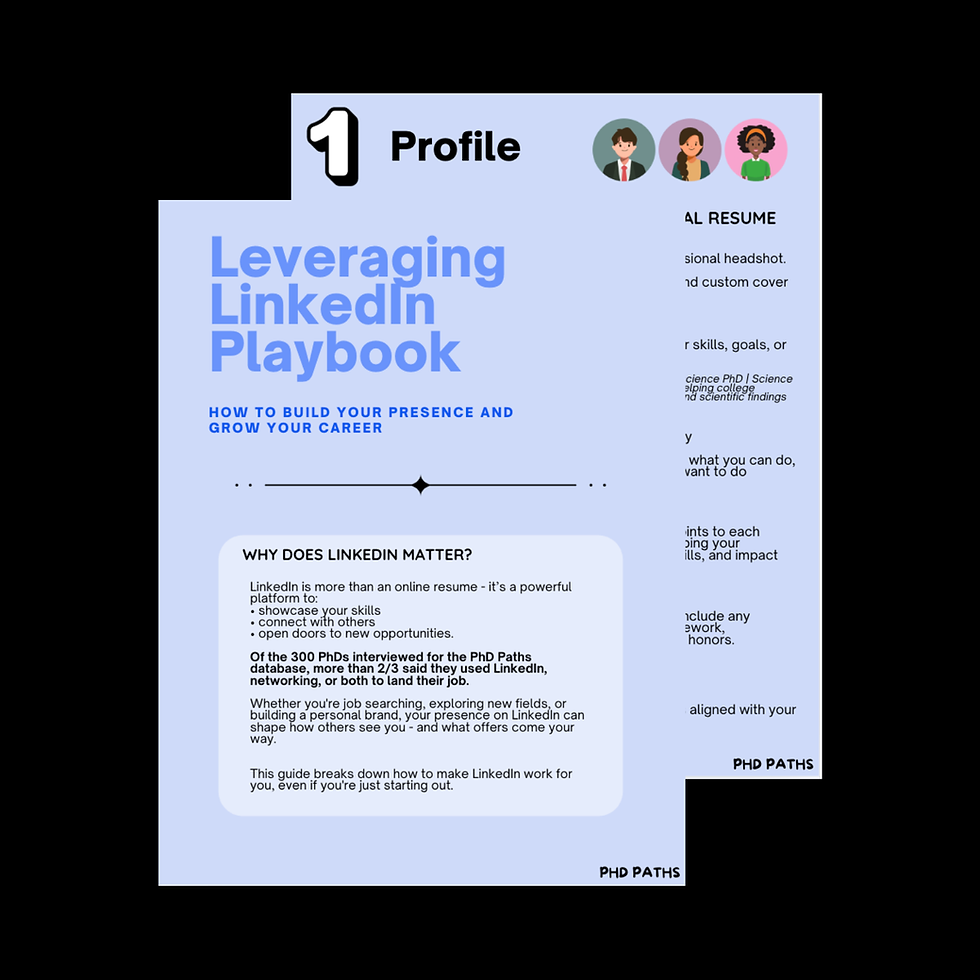 Thumbnail: From Academia to Industry Packet