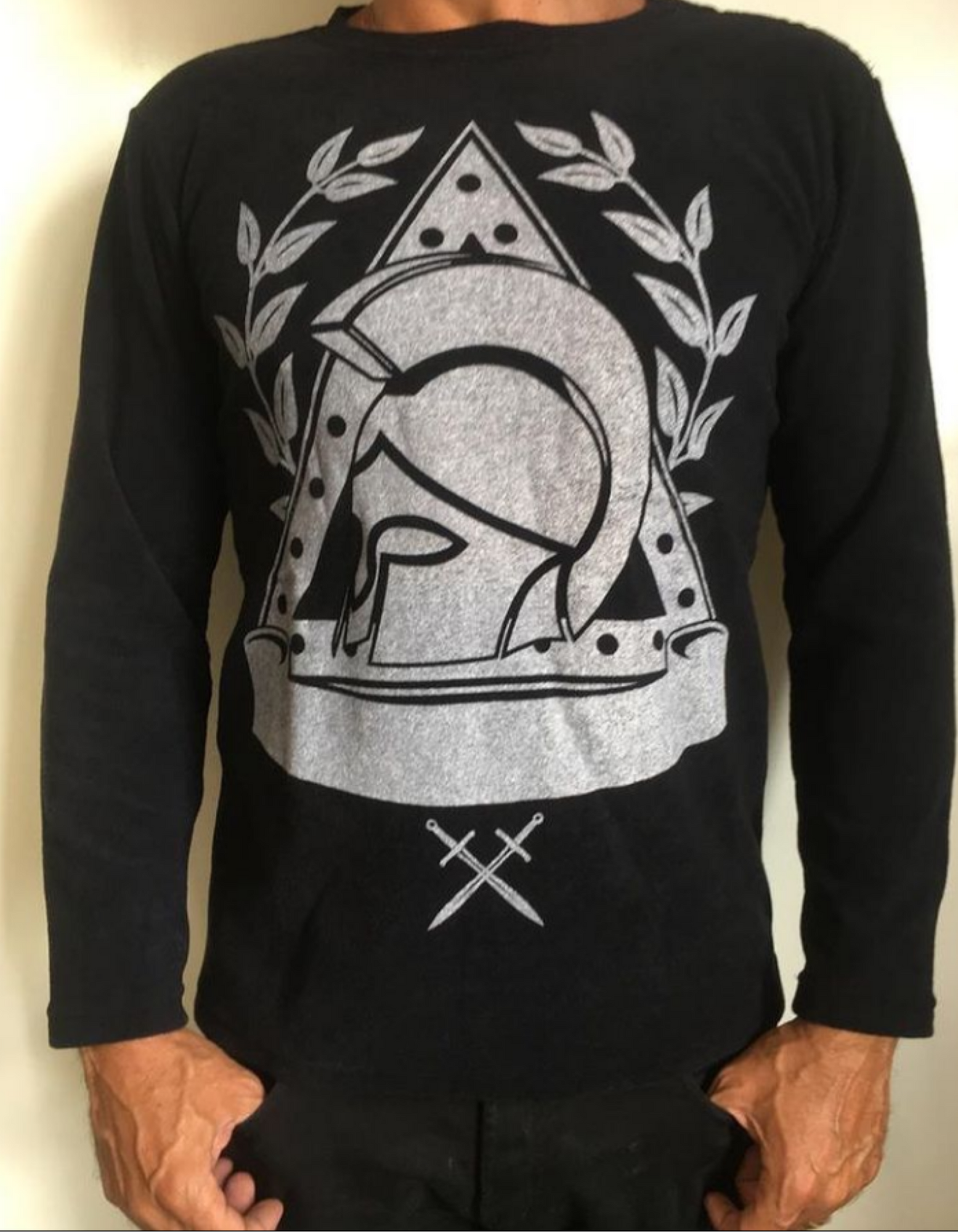 Buckle Masculino Spartano Preta coleção de inverno - 100% algodão