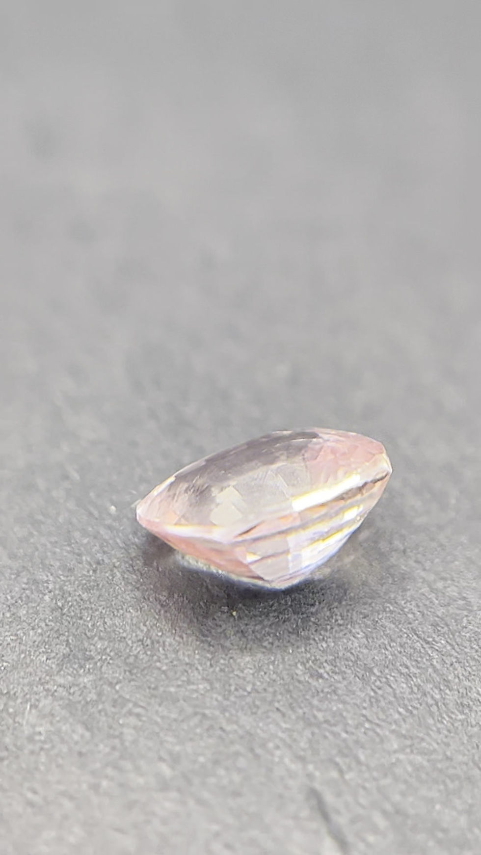 Thumbnail: 1.6 CT. PEACH SAPPHIRE CUSHION CUT NATURAL FANCY SAPPHIRE UNHEATED