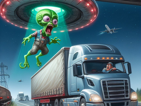 Alien Fleet Solves Driver Shortage: 'We Come in Peace, and for Your Jobs'