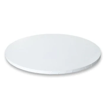10" MASONITE BOARD ROUND WHITE