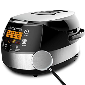 Elechomes CR502 10 Cups (Uncooked) Rice Cooker 16-Modes LED Touch Control  cookingmama
