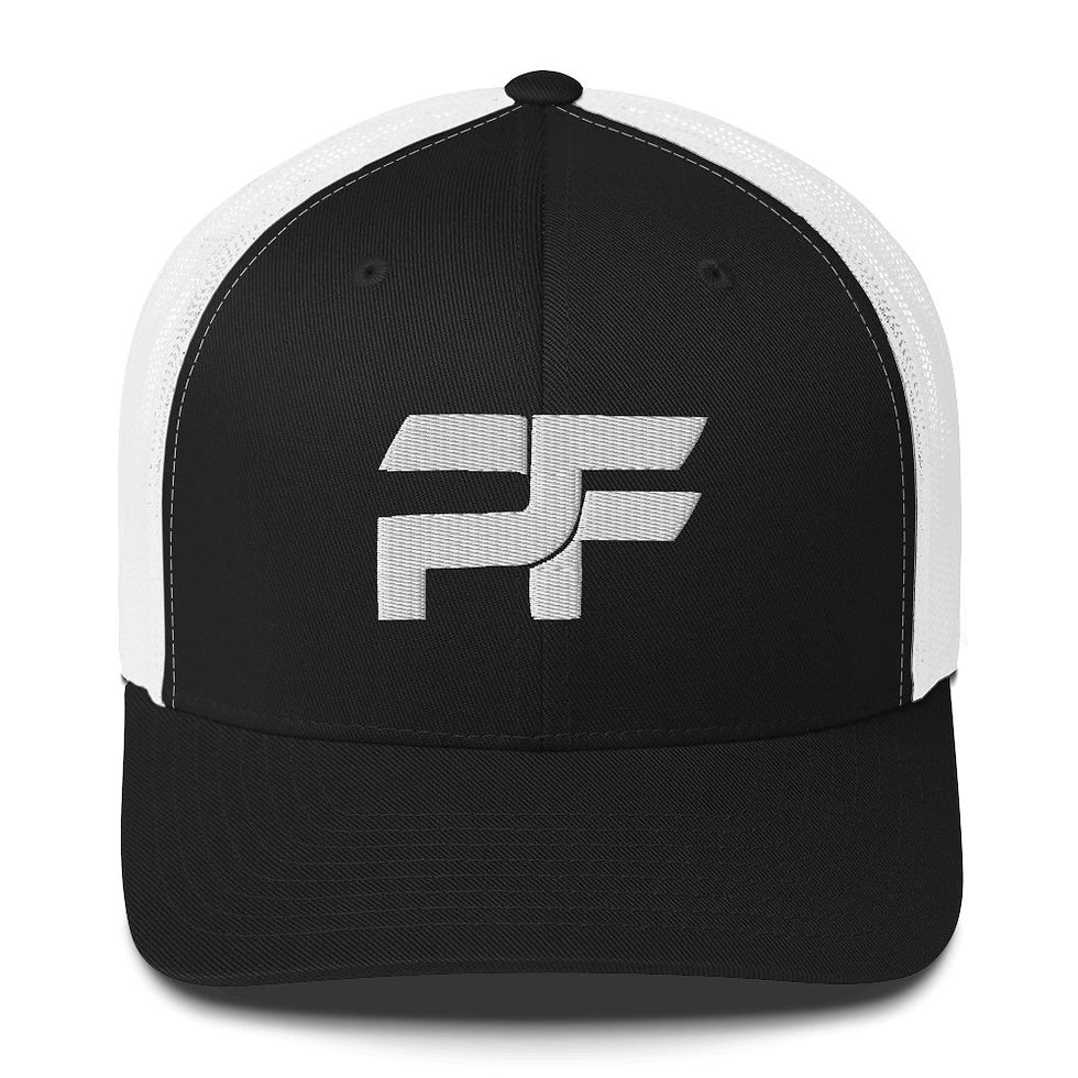 Thumbnail: PF White Logo Trucker Hat