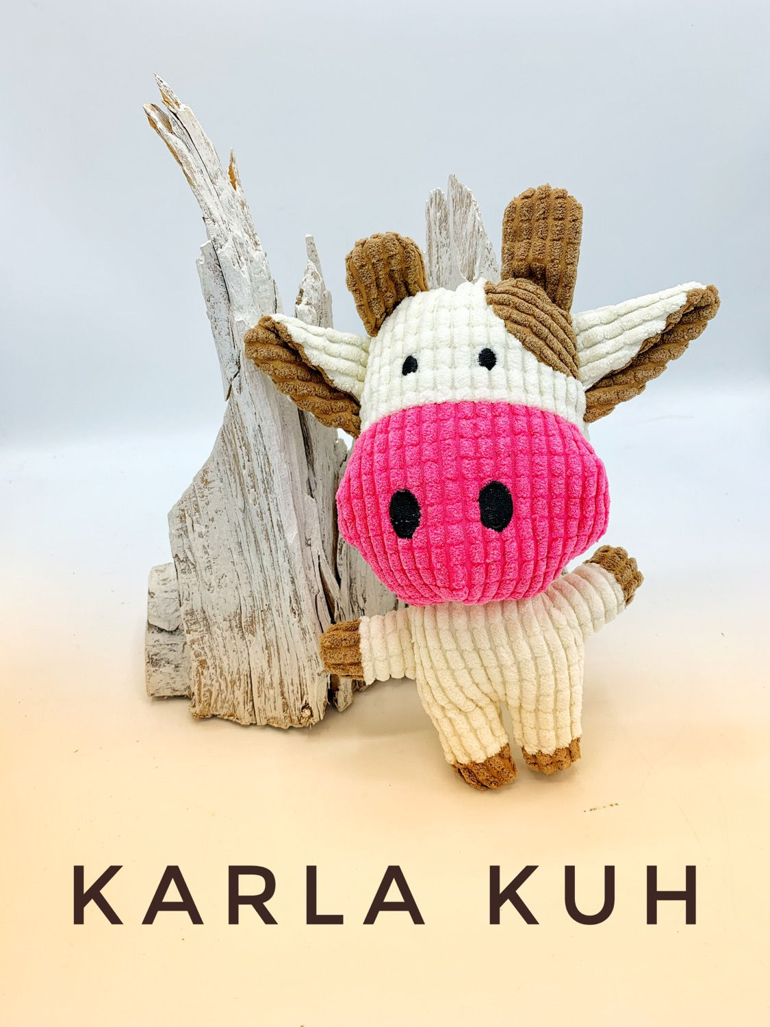 Kuh Karla, Kuscheltier für kleine Hunde