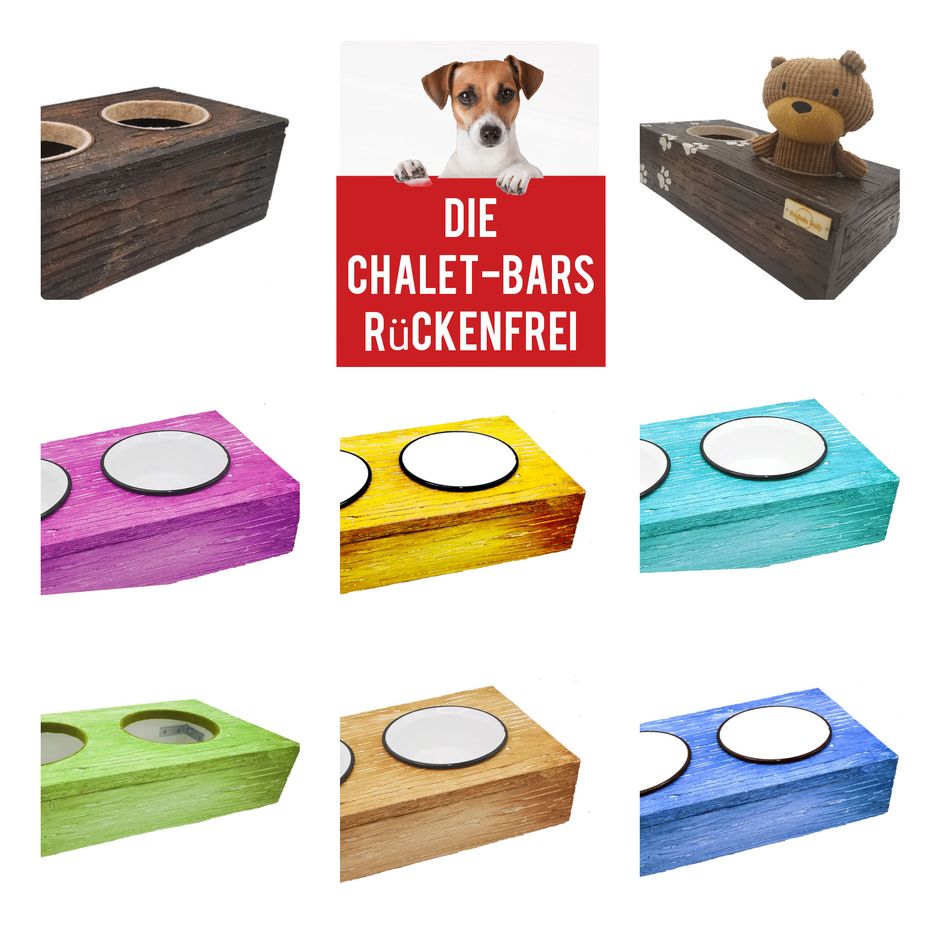 Alpenbar -Chalet Deluxe, viele Farben, ab