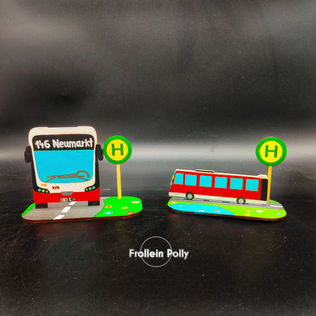 Kleines KVB Bus Holzbauset für Kinder