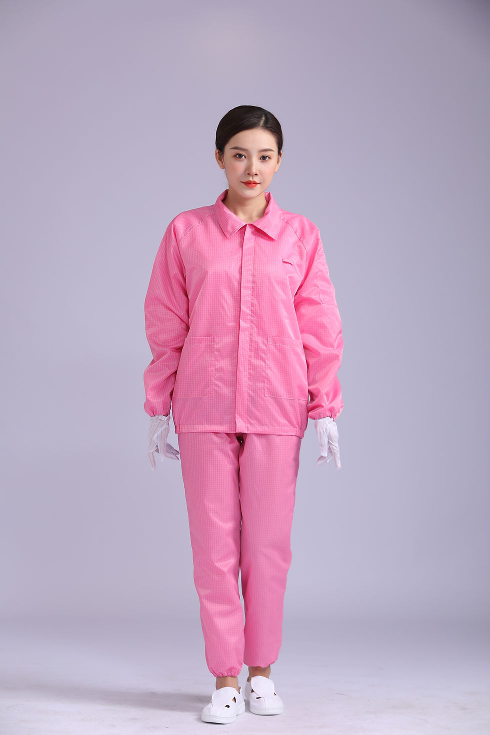 Thumbnail: 5mm Stripe Conductive Yarn Antistatic Split Garment Set