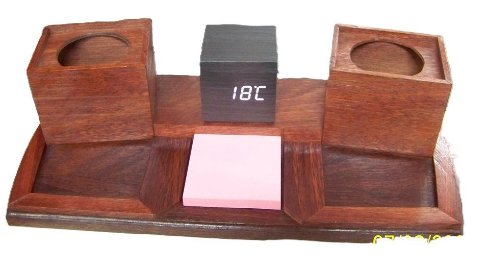 Desk Caddy in jarrah