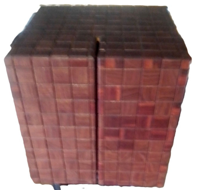 Jarrah and Pine Craft Cabinet Front view