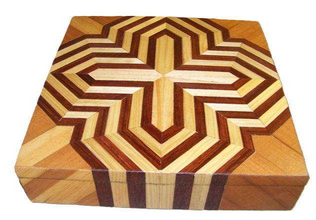 Cross' Utility Box in Jarrah, Pine, and Oregon