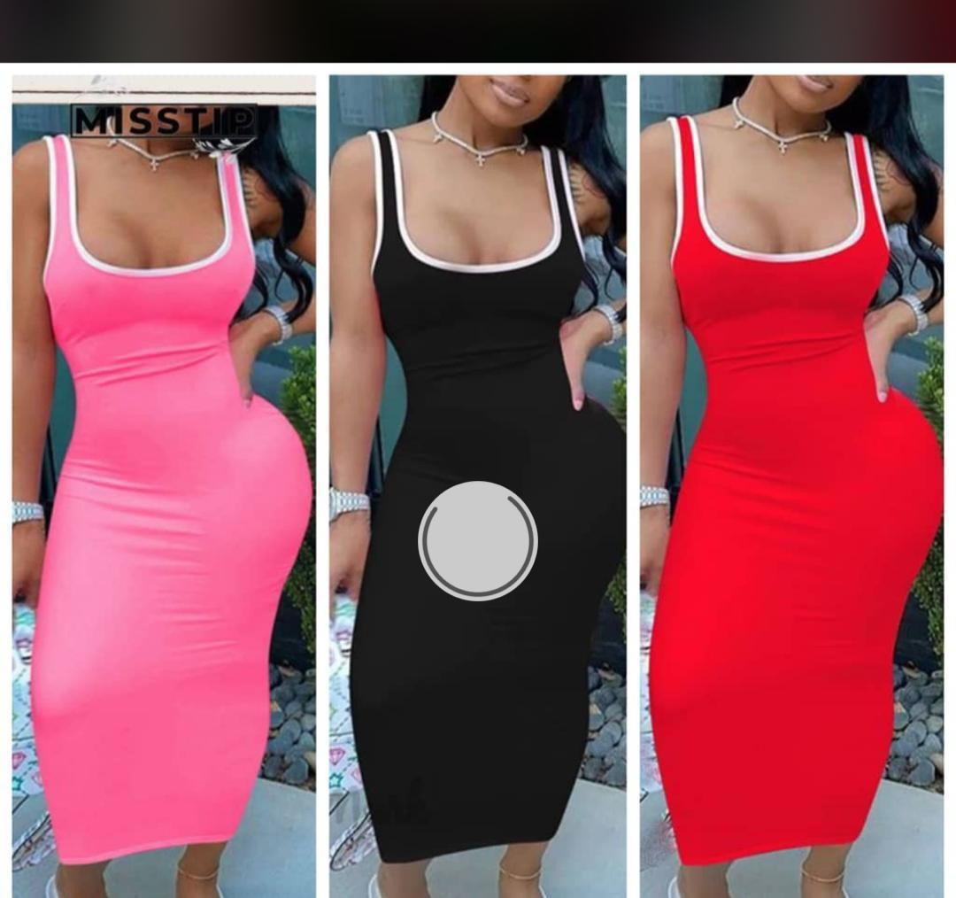 A Sleeveless, Fitted Dress