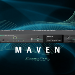 DirectOut anuncia MAVEN: su nueva plataforma compacta DSP y Conversión Multiformato