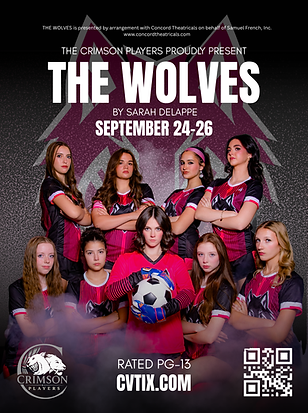 THE WOLVES is presented by arrangement with Concord Theatricals on behalf of Samuel French