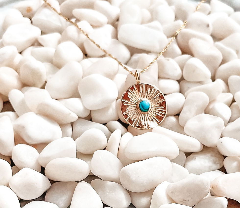 Thumbnail: Tate Necklace - Turquoise 
