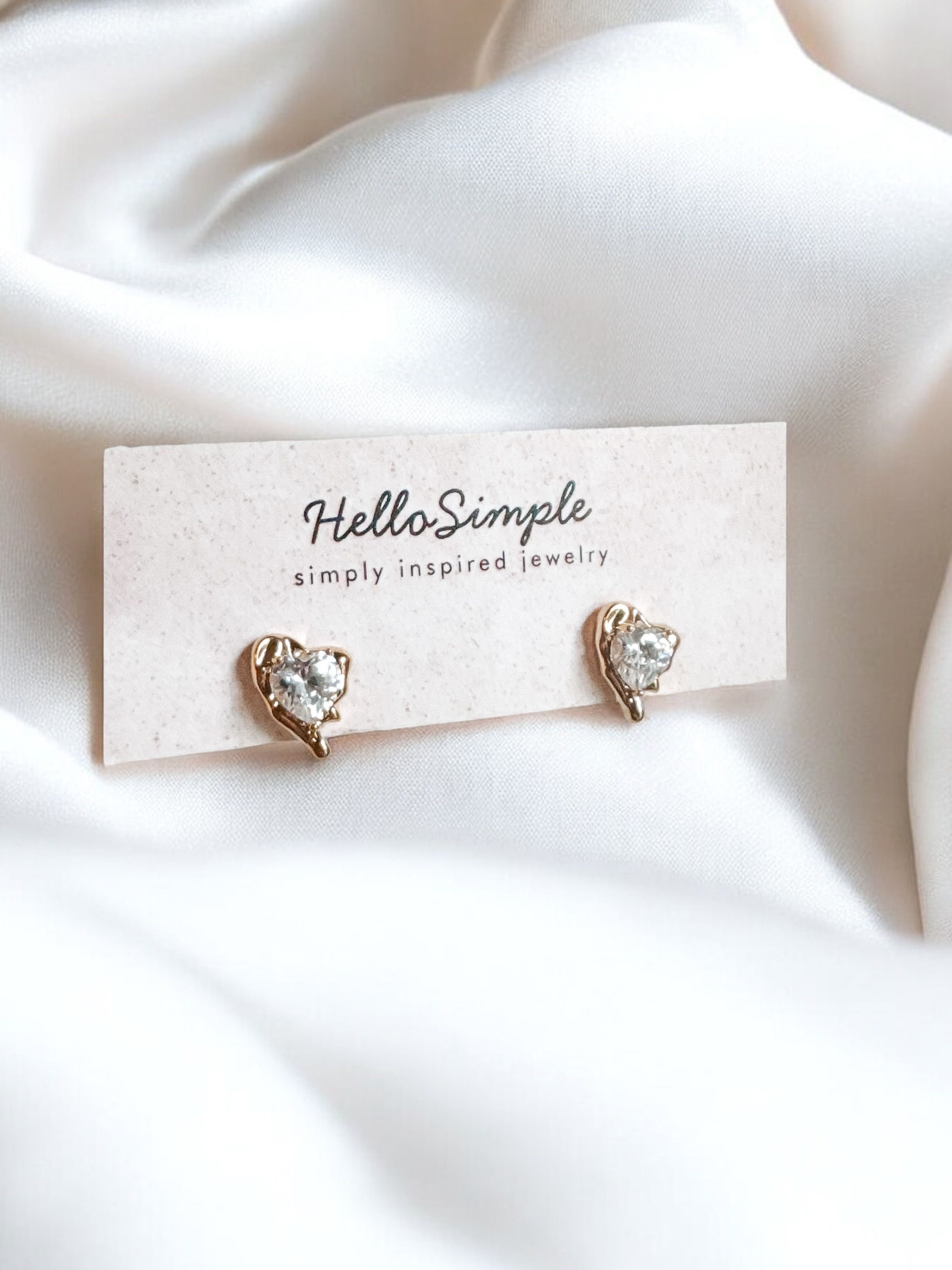 Molten Heart Studs