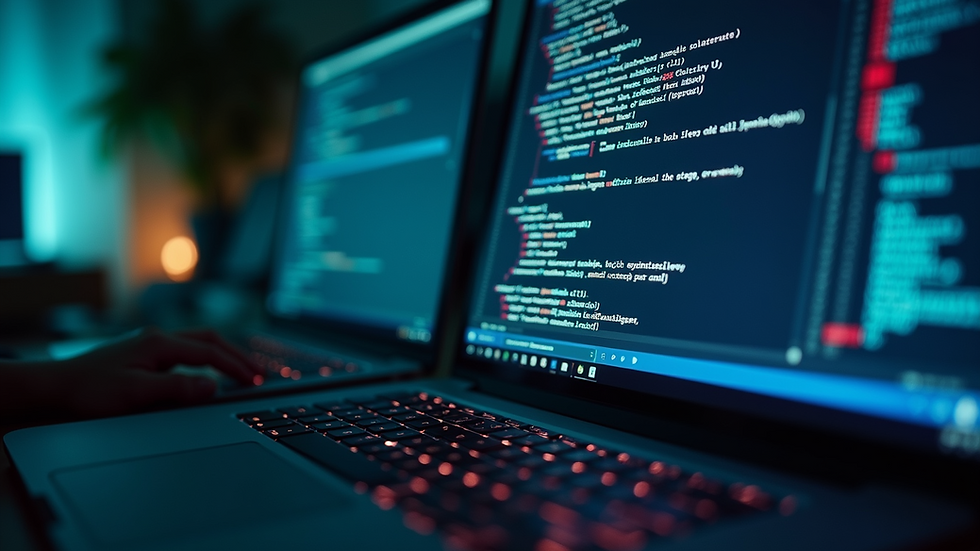 Eye-level view of a computer screen displaying unusual login attempts