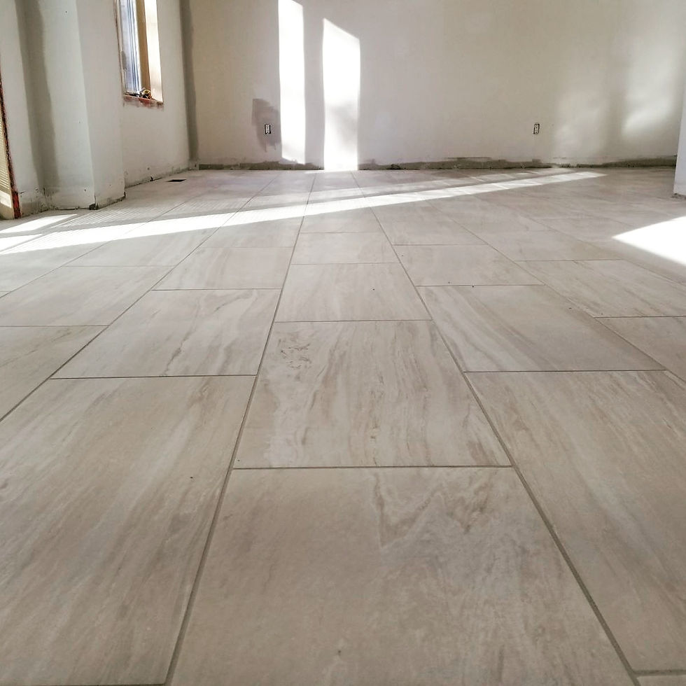 Tile Flooring Basement