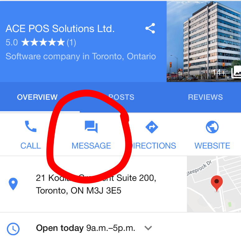 Google My Business - Messaging