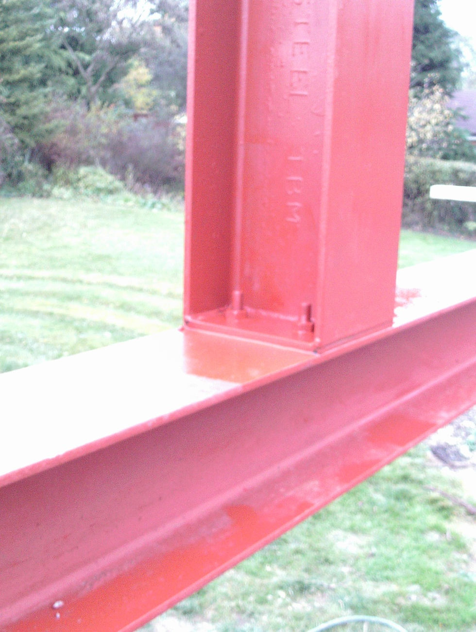 drilled and welded ends