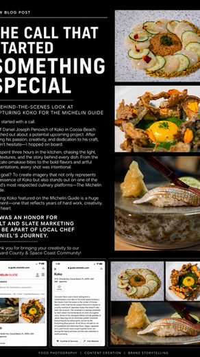 KoKo - Japanese Pub Brevard County's FIRST and ONLY Michelin Recognized Restaurant in Cocoa Beach Fl.
