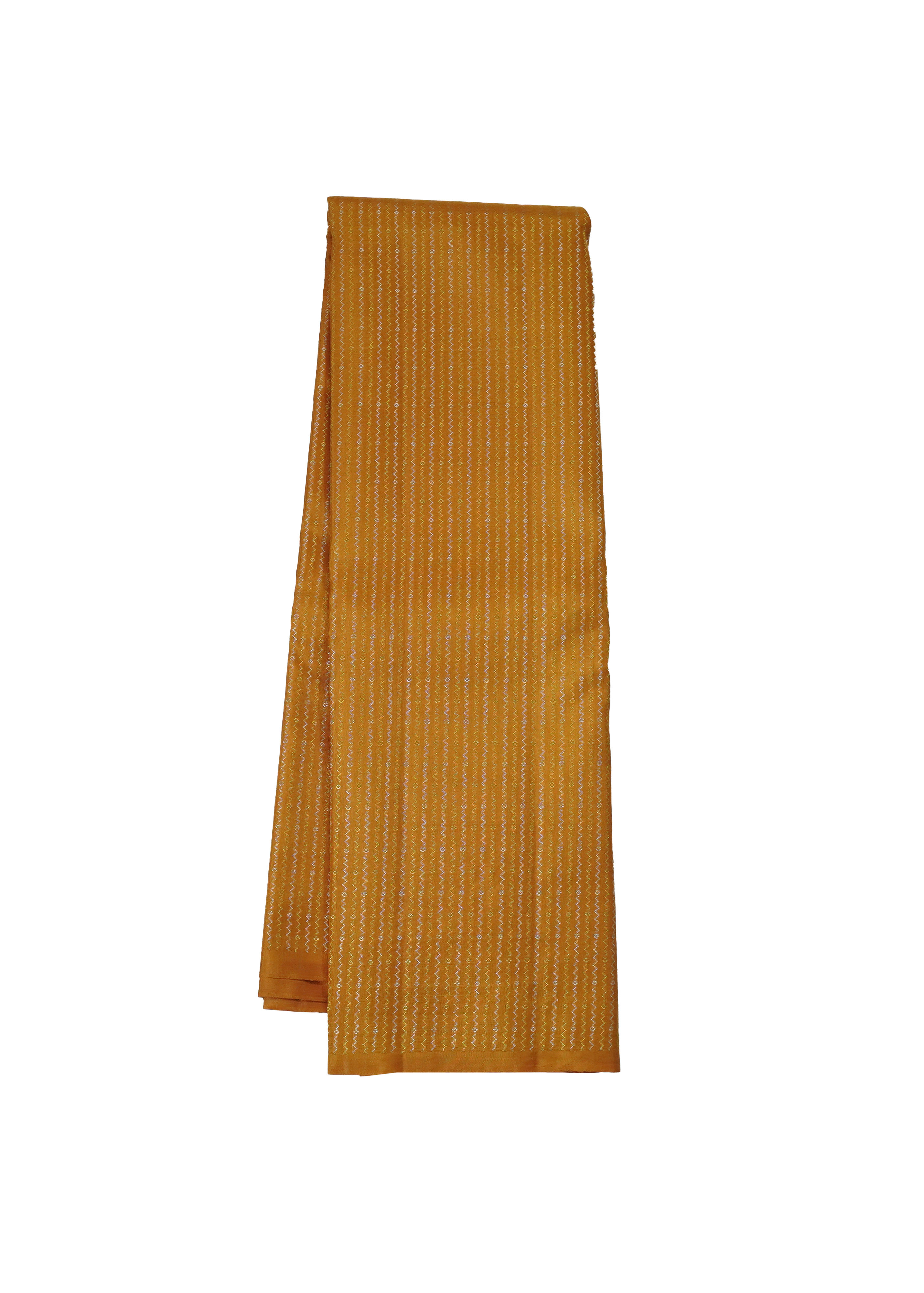 DARK MUSTARD HANDLOOM SILK SAREE