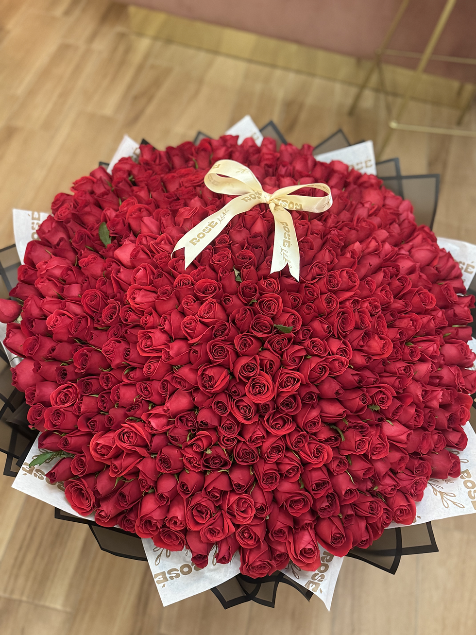 Miniatura: 500 rosas en base 
