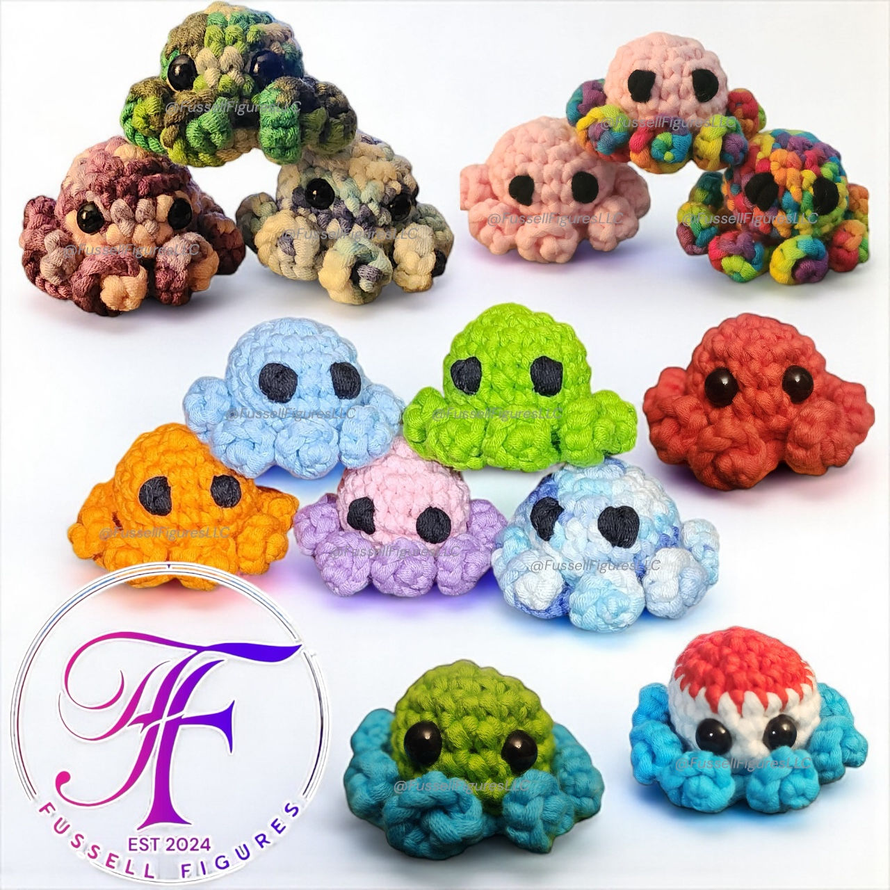 Keychain Mini Octopus