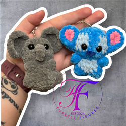 Keychain Elephant & Stitch