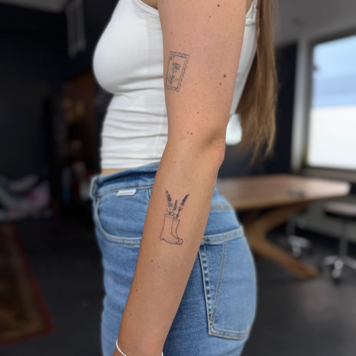 Fineline Tattoo – Arbeit 10 aus dem WhatsInk Studio