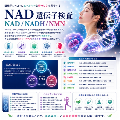 NAD遺伝子検査 NMN